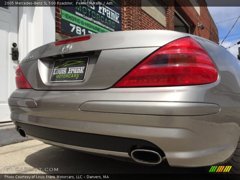 Pewter Metallic / Ash 2005 Mercedes-Benz SL 500 Roadster