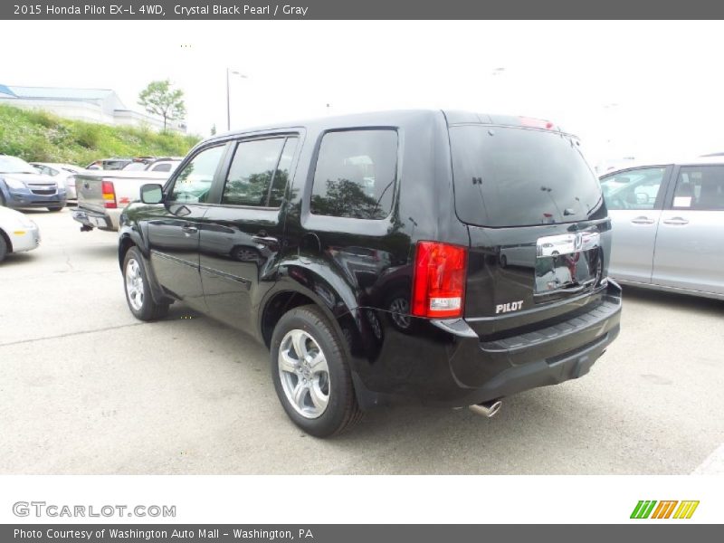 Crystal Black Pearl / Gray 2015 Honda Pilot EX-L 4WD