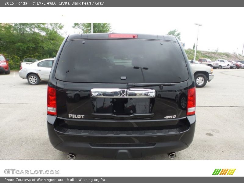 Crystal Black Pearl / Gray 2015 Honda Pilot EX-L 4WD