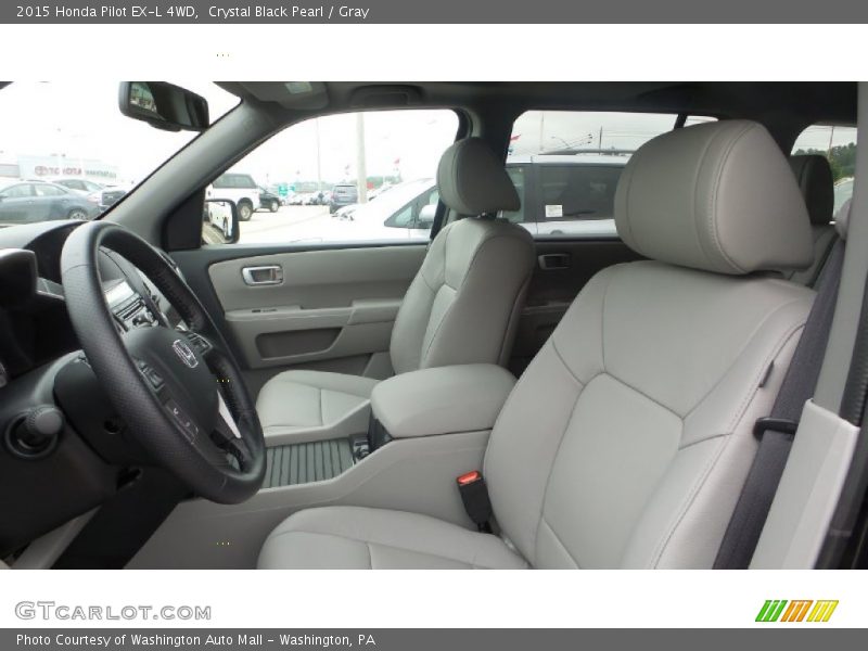 Crystal Black Pearl / Gray 2015 Honda Pilot EX-L 4WD