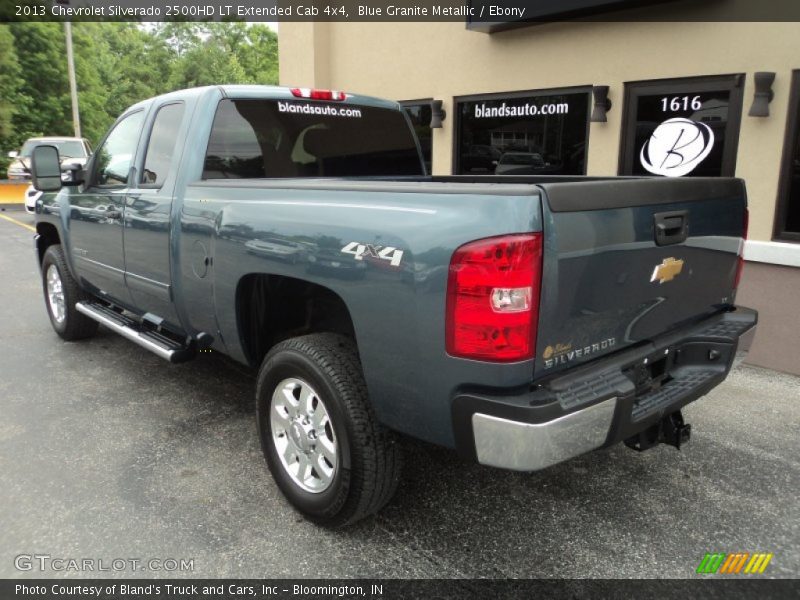 Blue Granite Metallic / Ebony 2013 Chevrolet Silverado 2500HD LT Extended Cab 4x4