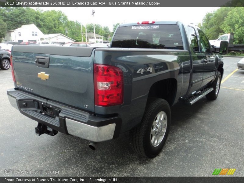 Blue Granite Metallic / Ebony 2013 Chevrolet Silverado 2500HD LT Extended Cab 4x4