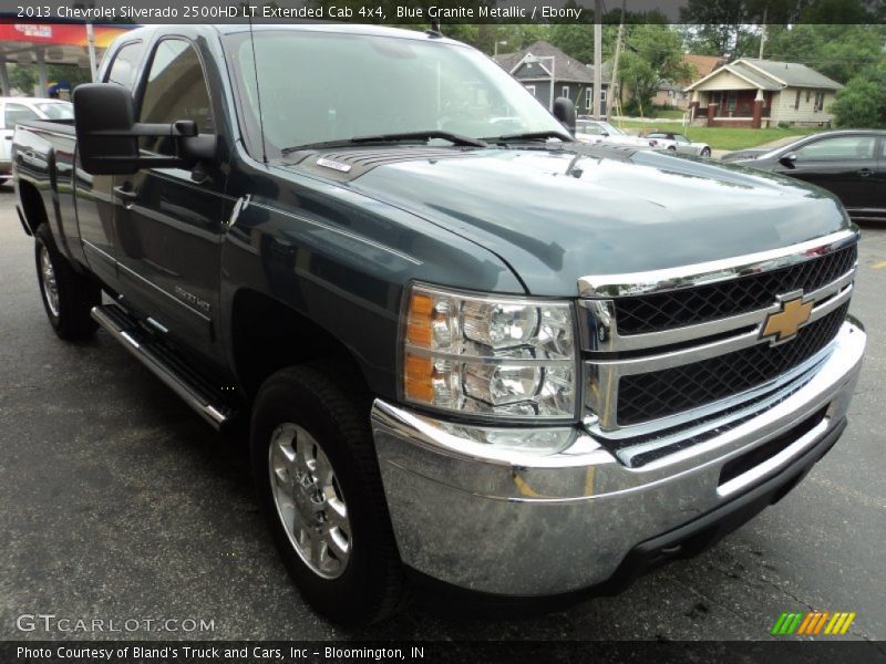 Blue Granite Metallic / Ebony 2013 Chevrolet Silverado 2500HD LT Extended Cab 4x4