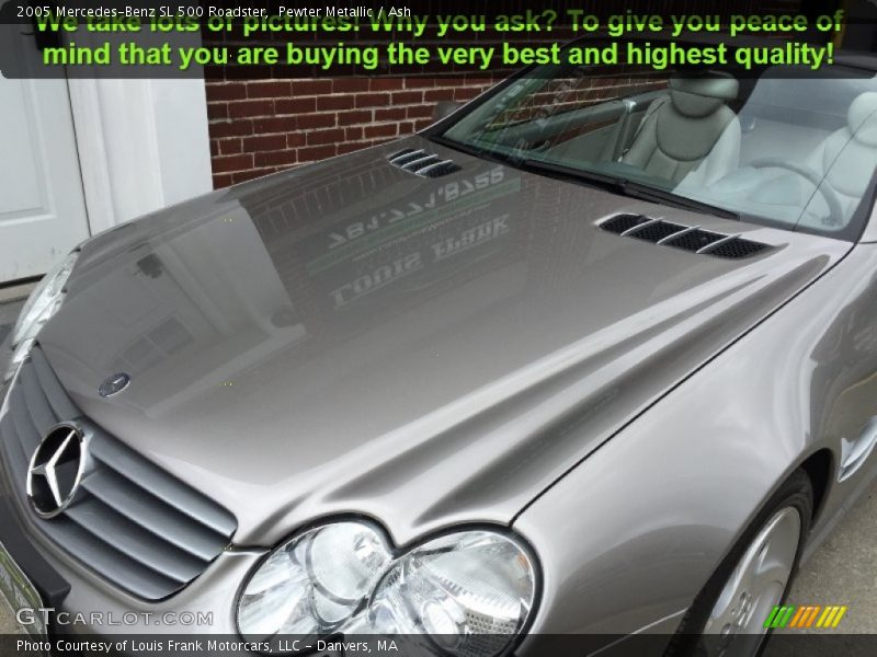 Pewter Metallic / Ash 2005 Mercedes-Benz SL 500 Roadster