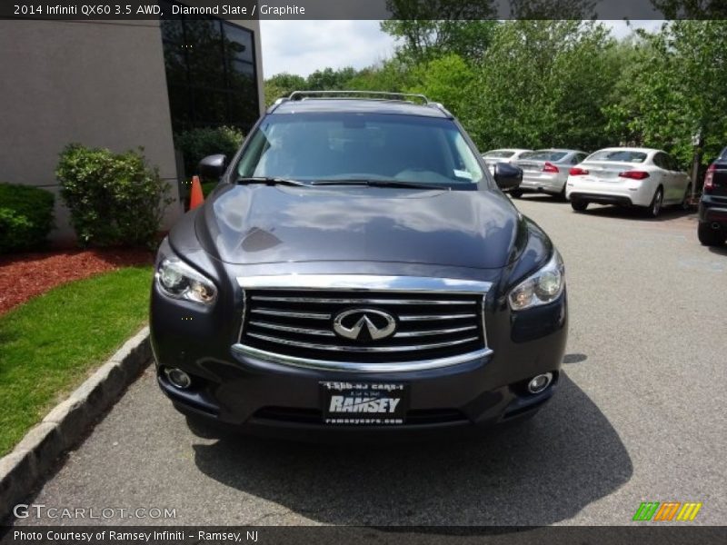 Diamond Slate / Graphite 2014 Infiniti QX60 3.5 AWD