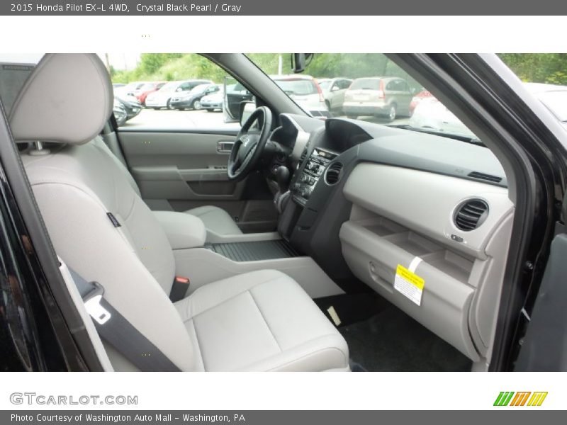 Crystal Black Pearl / Gray 2015 Honda Pilot EX-L 4WD