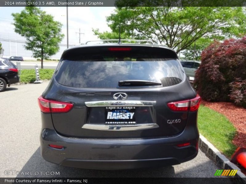 Diamond Slate / Graphite 2014 Infiniti QX60 3.5 AWD