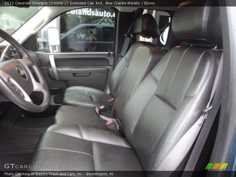 Blue Granite Metallic / Ebony 2013 Chevrolet Silverado 2500HD LT Extended Cab 4x4