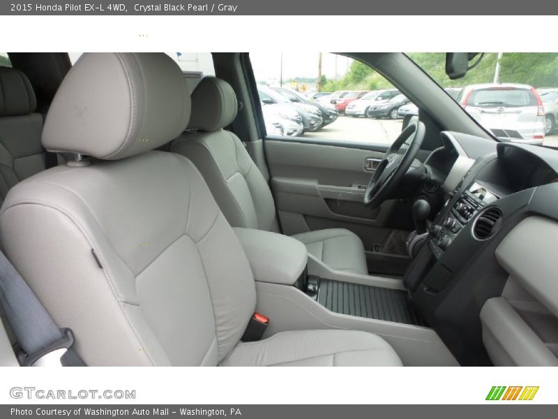 Crystal Black Pearl / Gray 2015 Honda Pilot EX-L 4WD