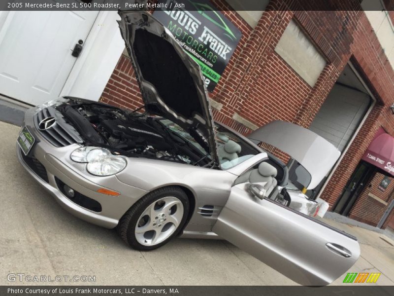 Pewter Metallic / Ash 2005 Mercedes-Benz SL 500 Roadster