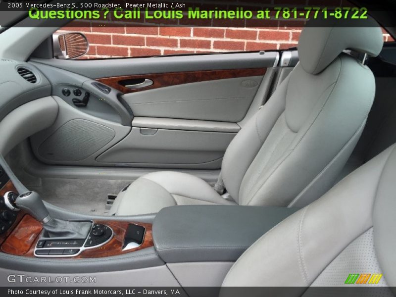 Pewter Metallic / Ash 2005 Mercedes-Benz SL 500 Roadster
