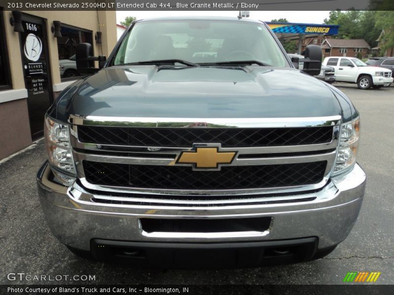 Blue Granite Metallic / Ebony 2013 Chevrolet Silverado 2500HD LT Extended Cab 4x4