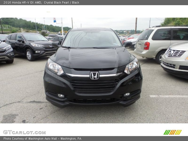 Crystal Black Pearl / Black 2016 Honda HR-V EX AWD