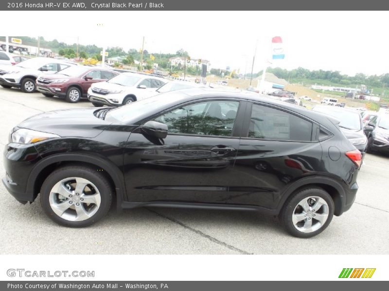 Crystal Black Pearl / Black 2016 Honda HR-V EX AWD