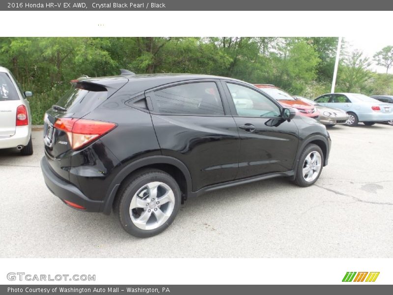 Crystal Black Pearl / Black 2016 Honda HR-V EX AWD