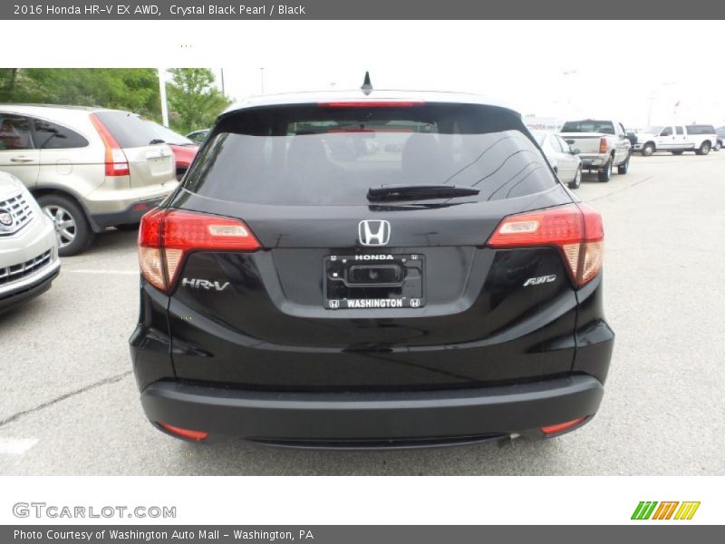 Crystal Black Pearl / Black 2016 Honda HR-V EX AWD