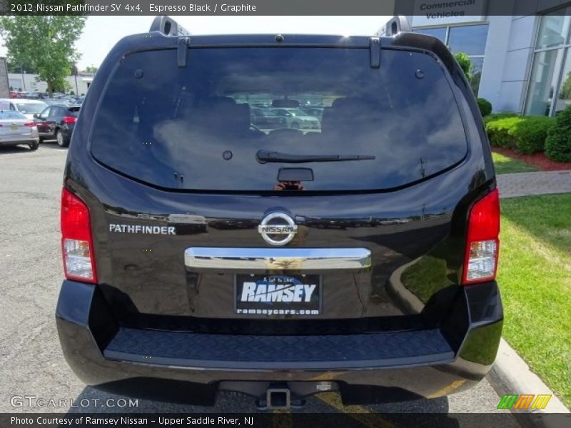 Espresso Black / Graphite 2012 Nissan Pathfinder SV 4x4