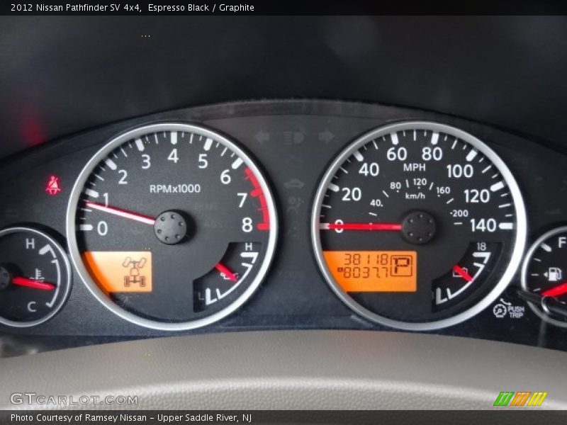 Espresso Black / Graphite 2012 Nissan Pathfinder SV 4x4