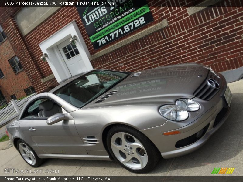 Pewter Metallic / Ash 2005 Mercedes-Benz SL 500 Roadster