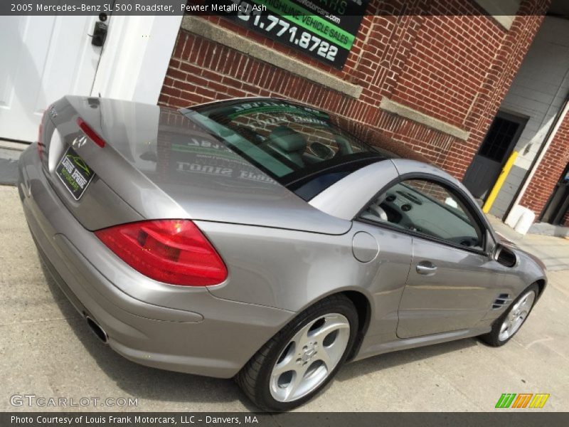 Pewter Metallic / Ash 2005 Mercedes-Benz SL 500 Roadster