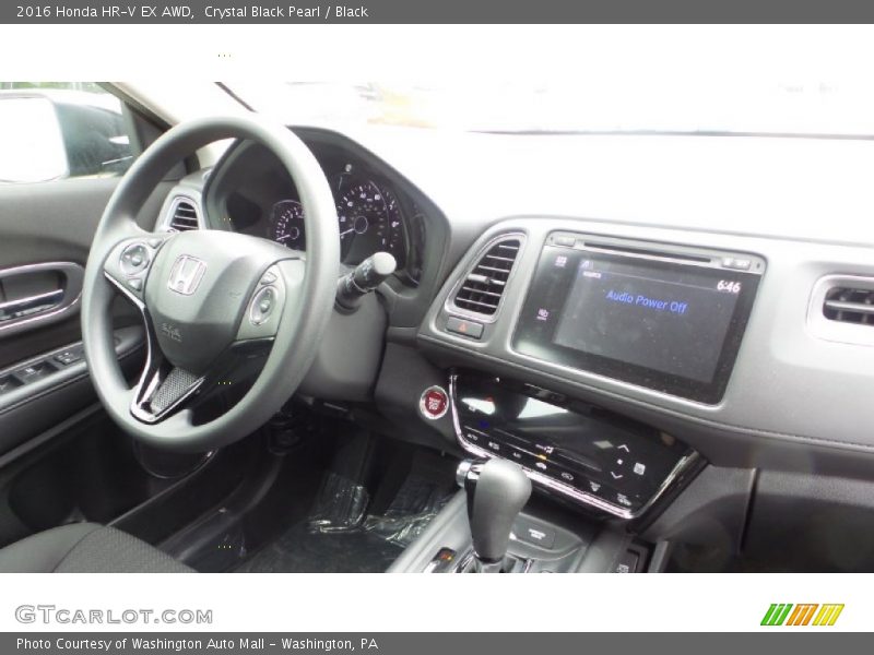 Crystal Black Pearl / Black 2016 Honda HR-V EX AWD