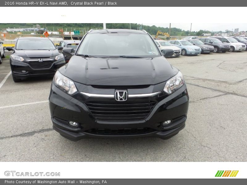 Crystal Black Pearl / Black 2016 Honda HR-V EX-L Navi AWD