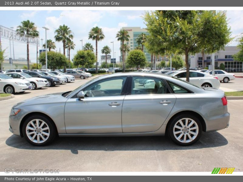 Quartz Gray Metallic / Titanium Gray 2013 Audi A6 2.0T Sedan