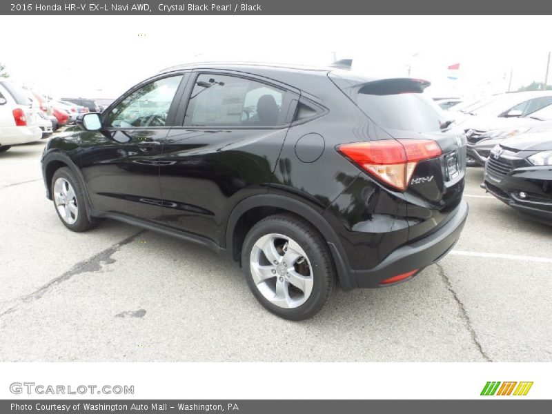 Crystal Black Pearl / Black 2016 Honda HR-V EX-L Navi AWD