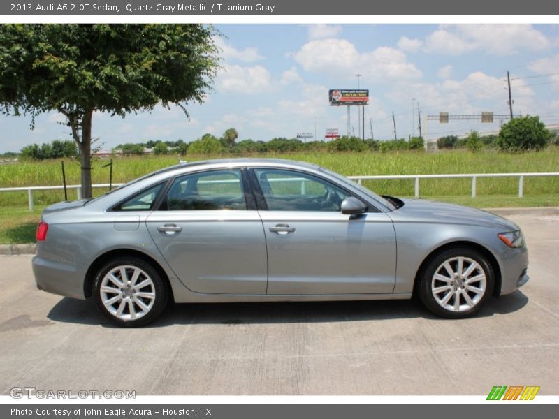 Quartz Gray Metallic / Titanium Gray 2013 Audi A6 2.0T Sedan