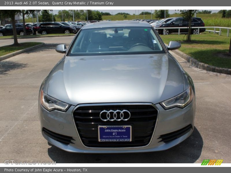 Quartz Gray Metallic / Titanium Gray 2013 Audi A6 2.0T Sedan