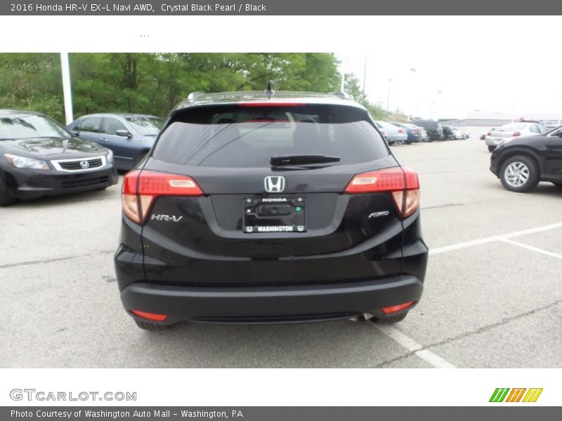Crystal Black Pearl / Black 2016 Honda HR-V EX-L Navi AWD