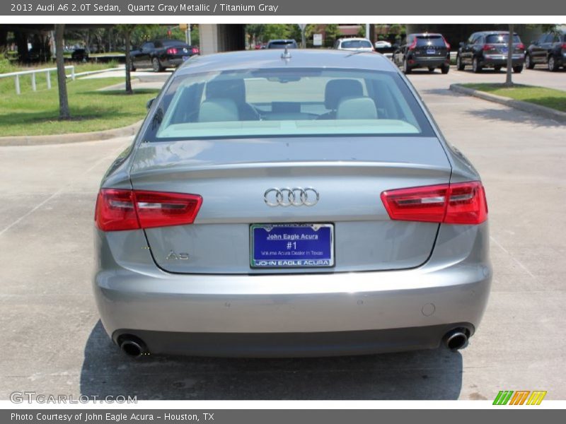 Quartz Gray Metallic / Titanium Gray 2013 Audi A6 2.0T Sedan