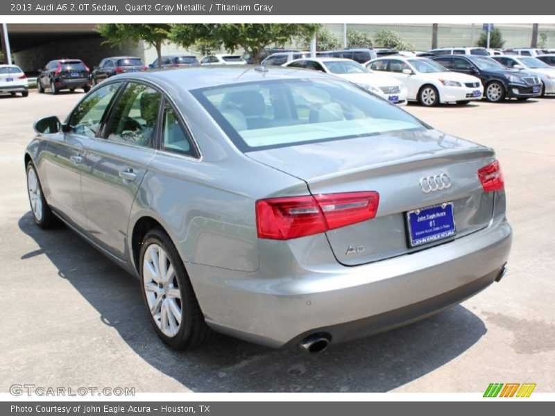 Quartz Gray Metallic / Titanium Gray 2013 Audi A6 2.0T Sedan
