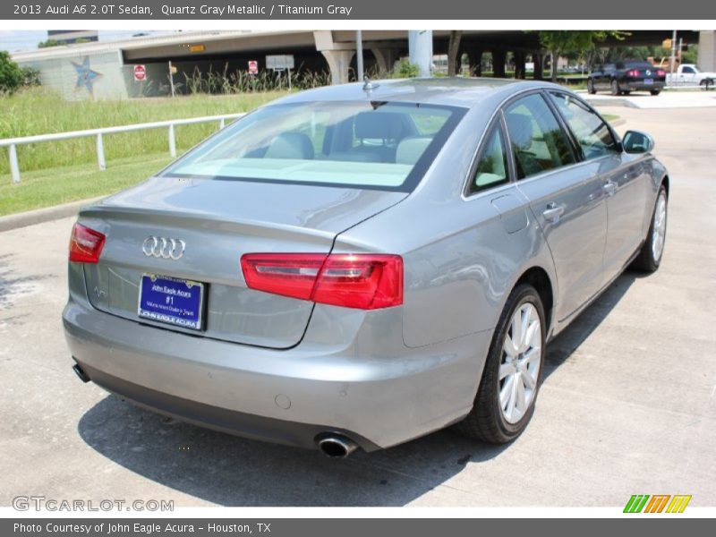 Quartz Gray Metallic / Titanium Gray 2013 Audi A6 2.0T Sedan