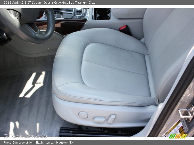 Quartz Gray Metallic / Titanium Gray 2013 Audi A6 2.0T Sedan