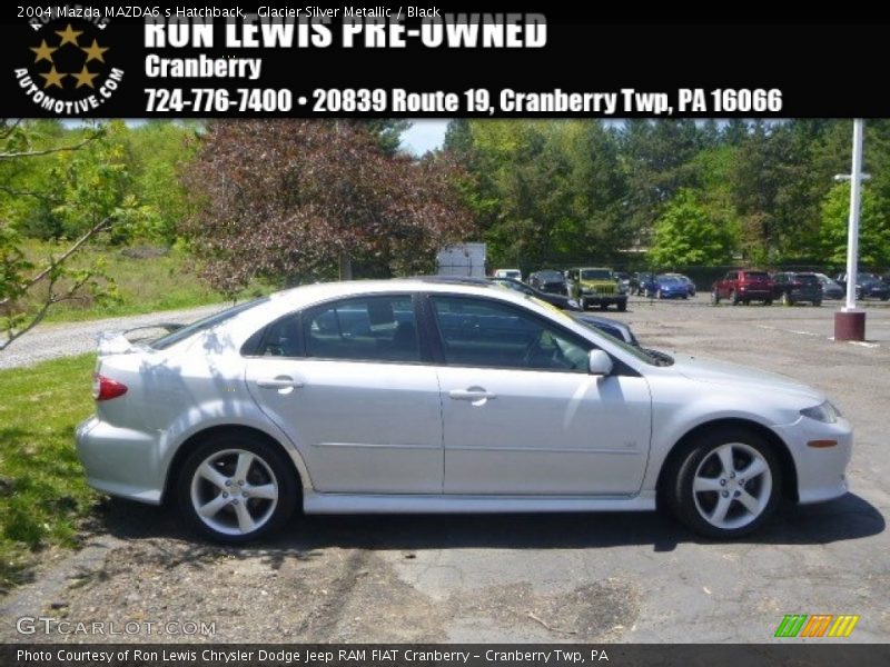 Glacier Silver Metallic / Black 2004 Mazda MAZDA6 s Hatchback