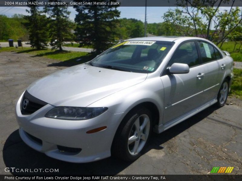 Glacier Silver Metallic / Black 2004 Mazda MAZDA6 s Hatchback