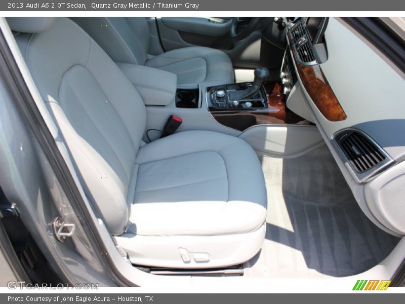 Quartz Gray Metallic / Titanium Gray 2013 Audi A6 2.0T Sedan
