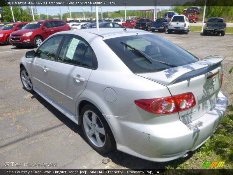Glacier Silver Metallic / Black 2004 Mazda MAZDA6 s Hatchback