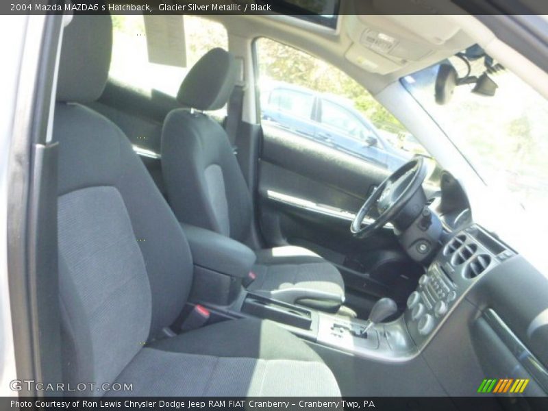 Glacier Silver Metallic / Black 2004 Mazda MAZDA6 s Hatchback
