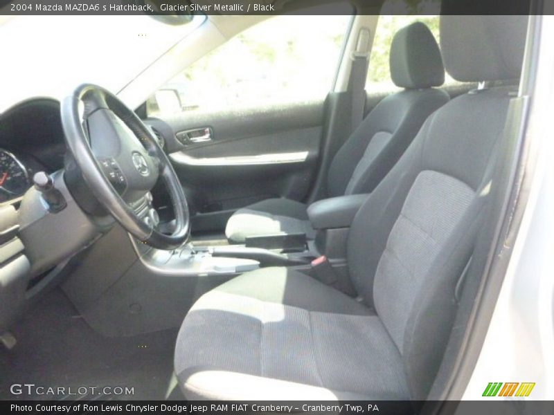 Glacier Silver Metallic / Black 2004 Mazda MAZDA6 s Hatchback