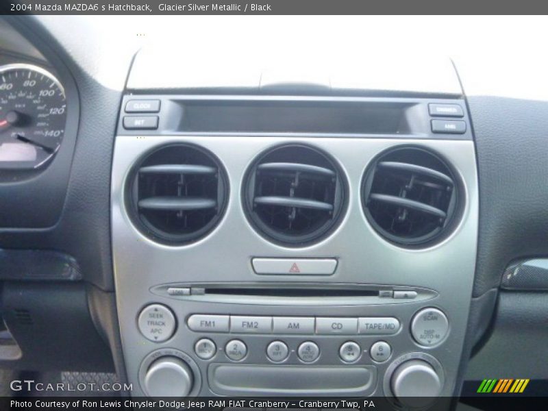 Glacier Silver Metallic / Black 2004 Mazda MAZDA6 s Hatchback