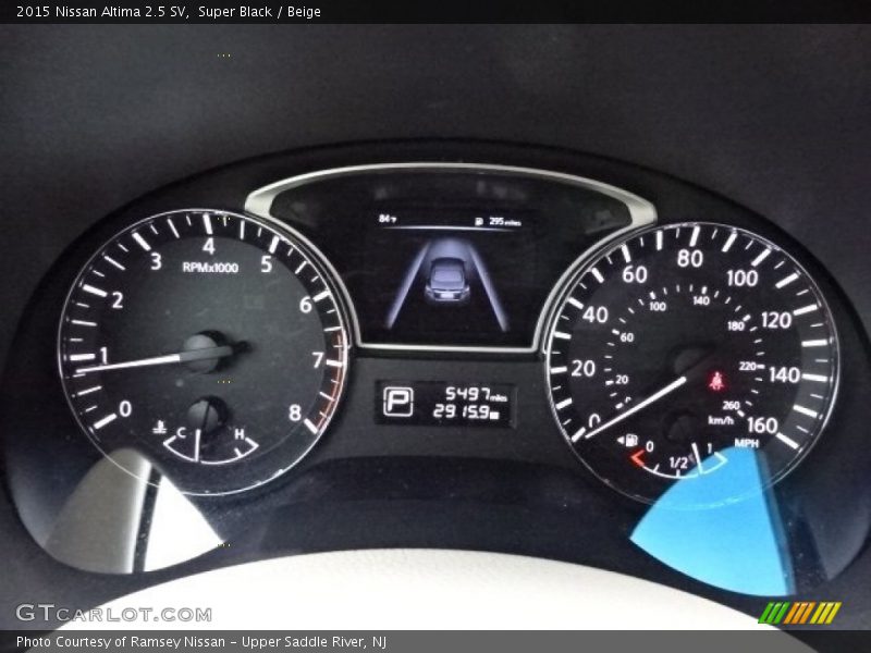 Super Black / Beige 2015 Nissan Altima 2.5 SV