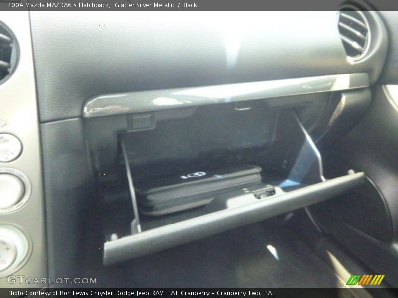Glacier Silver Metallic / Black 2004 Mazda MAZDA6 s Hatchback