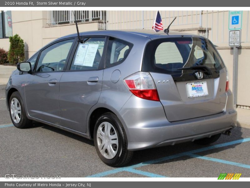 Storm Silver Metallic / Gray 2010 Honda Fit