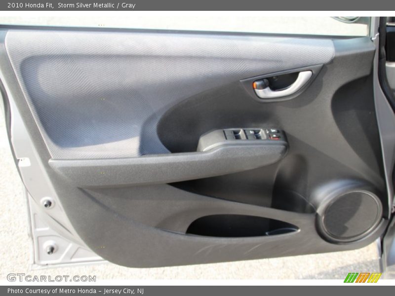 Storm Silver Metallic / Gray 2010 Honda Fit