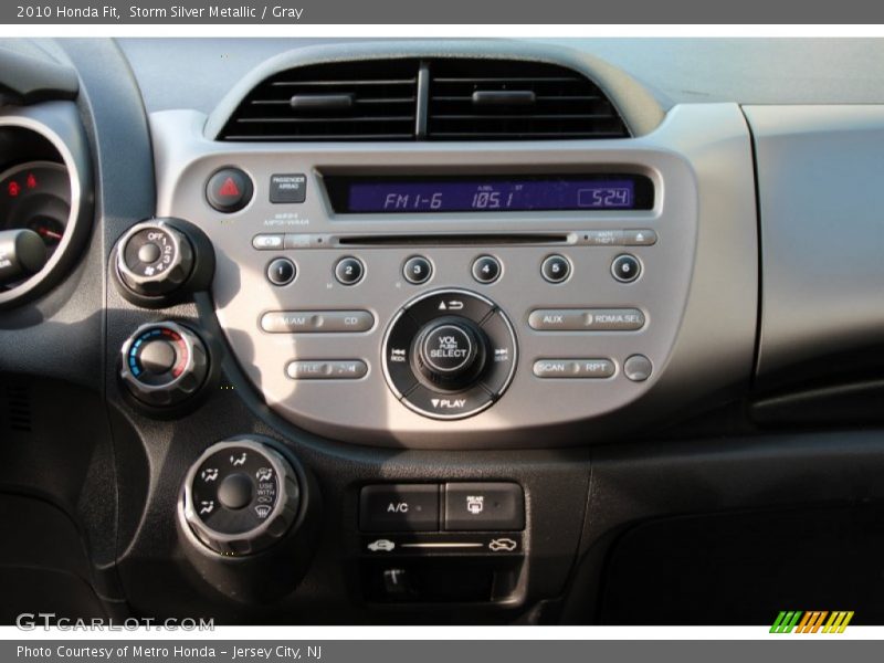 Storm Silver Metallic / Gray 2010 Honda Fit