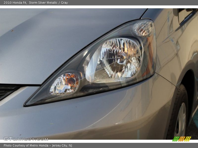 Storm Silver Metallic / Gray 2010 Honda Fit