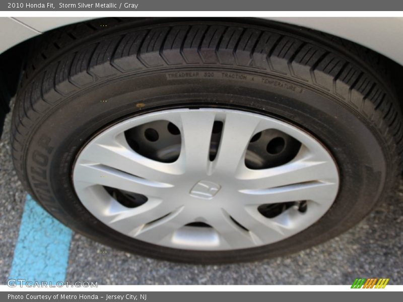 Storm Silver Metallic / Gray 2010 Honda Fit