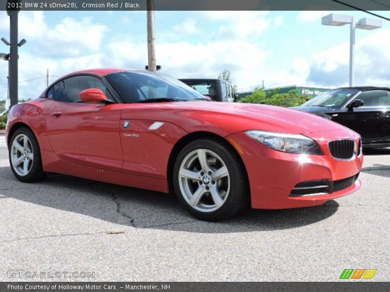 Crimson Red / Black 2012 BMW Z4 sDrive28i